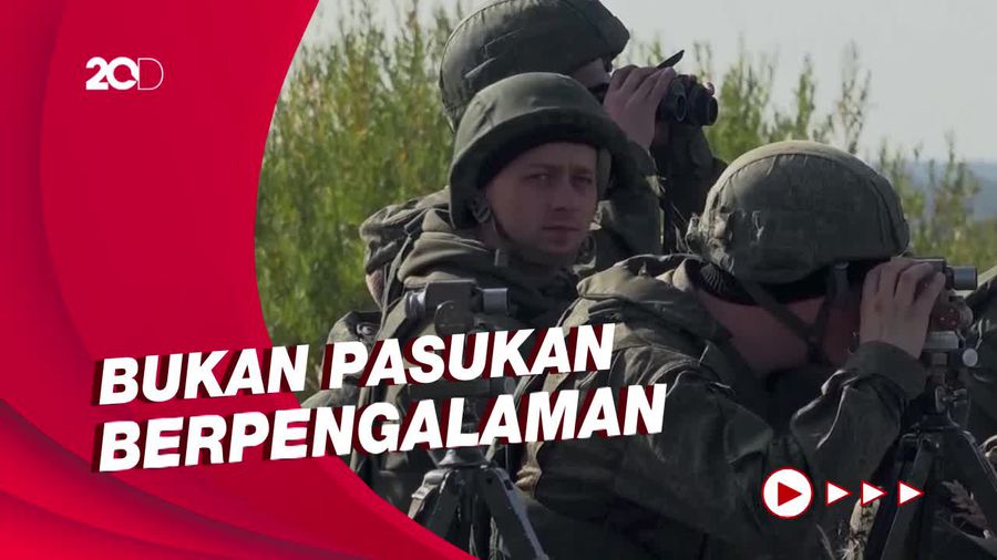 Rekrutmen Baru Pasukan Cadangan Rusia Gunakan Senjata Berat Kali Pertama