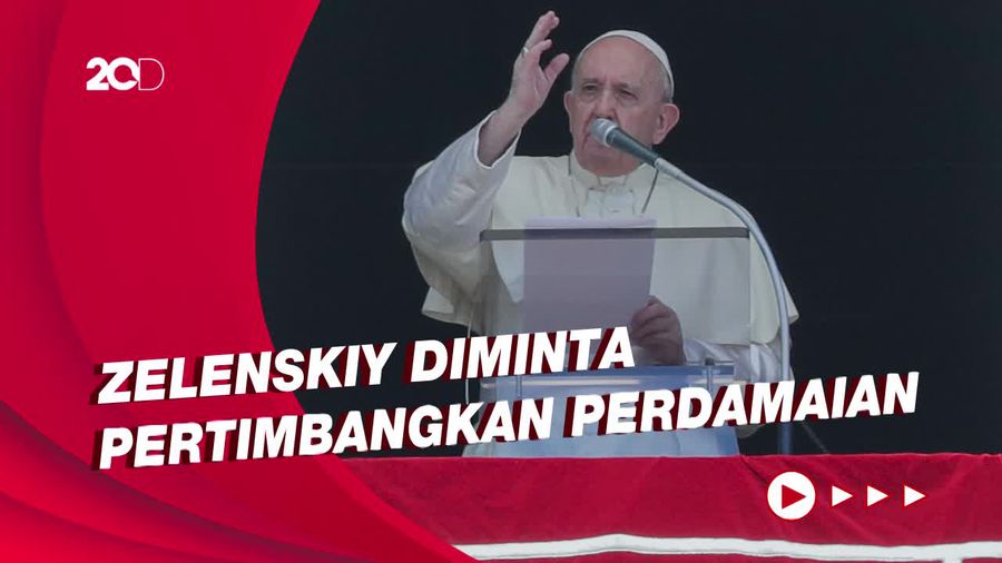 Paus Fransiskus Minta Putin Hentikan Perang di Ukraina