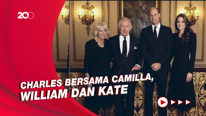 Potret Terbaru Keluarga Kerajaan Inggris, Kompak Berbusana Hitam