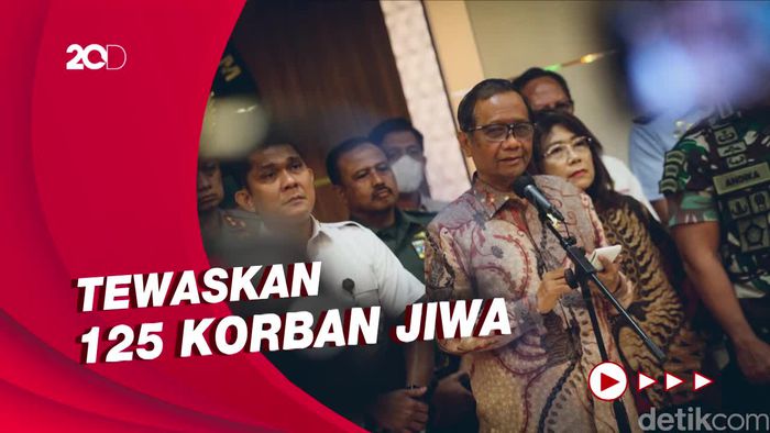 Mahfud MD: RI Negara Ke-3 Korban Jiwa Terbanyak Tragedi Sepakbola