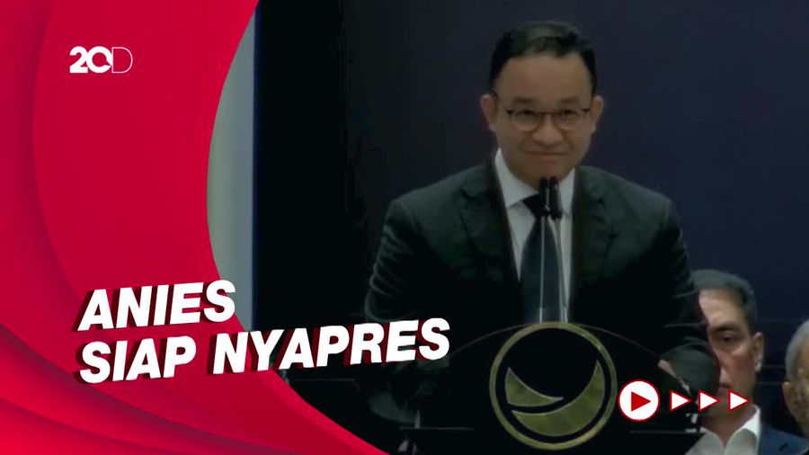 Anies Terima Mandat Capres NasDem: Bismillah Kami Siap!