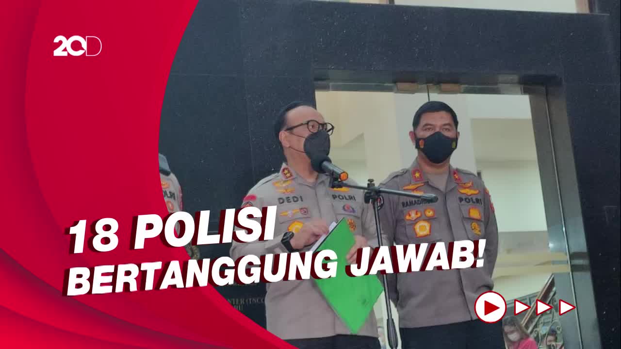 18 Polisi Operator Pelontar Gas Air Mata Di Kanjuruhan Diperiksa Propam!