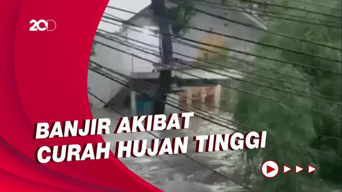 Perumahan Pondok Karya Mampang Kebanjiran, Warga Harap Hujan Berhenti