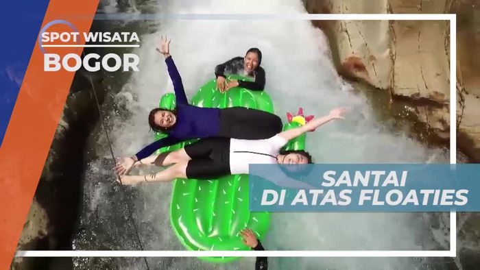Bersantai di Atas Floaties, Leuwi Ciung Bogor