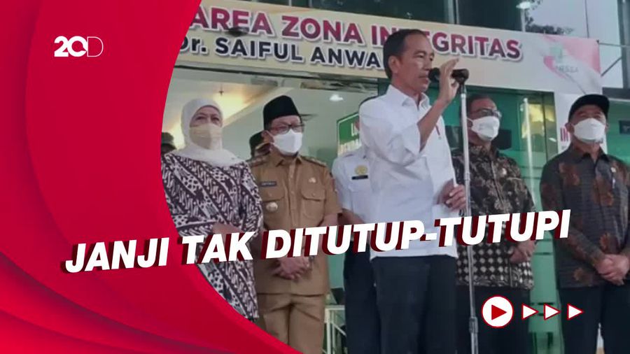 Jokowi Janji Usut Tuntas Kasus Tragedi Kanjuruhan