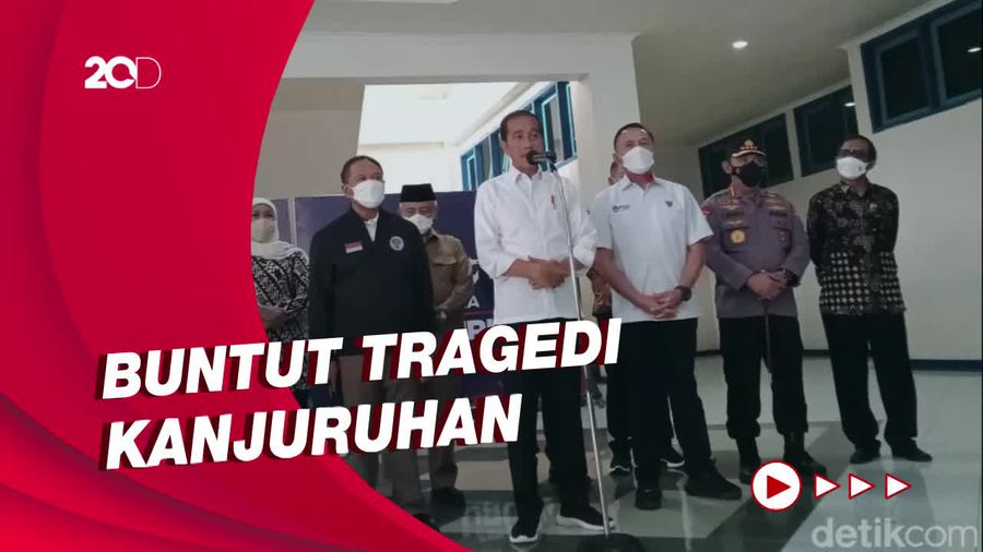 Live: Jokowi Tinjau Stadion Kanjuruhan 