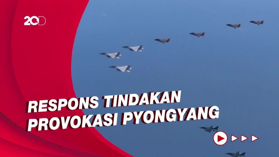 Jet Tempur Jepang dan AS Terbang Bersama Usai Korea Utara Luncurkan Rudal