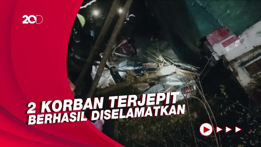 Tabrakan Beruntun 4 Kendaraan di Lumajang, 3 di Antaranya Masuk Jurang
