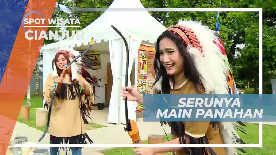 Adu Akurasi Bermain Panahan di Alam Imajinasi Cianjur