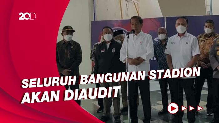 Jokowi soal Tragedi Kanjuruhan: Problemnya di Pintu Terkunci & Tangga Tajam