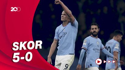 Haaland Brace, Man City Pesta Gol ke Gawang Copenhagen