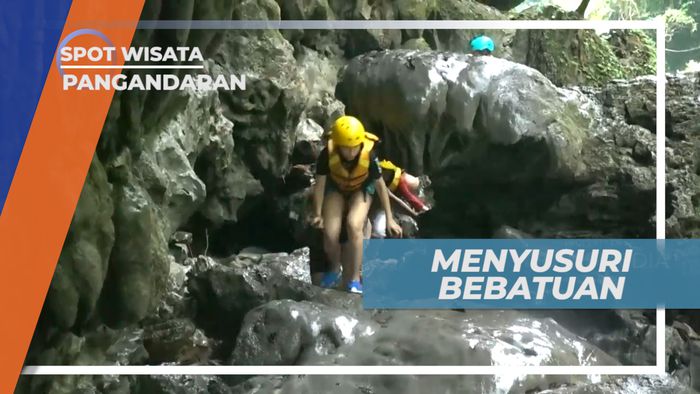 Medan Menantang Saat Body Rafting, Pangandaran