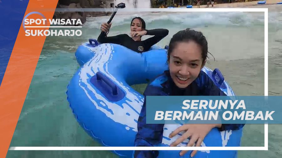 Serunya Merasakan Sensasi Bermain Ombak tapi Dalam Kolam, Sukoharjo