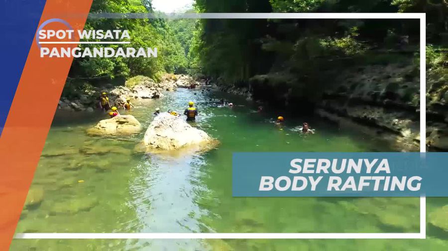 Arus Sungai yang Ideal untuk Body Rafting, Pangandaran