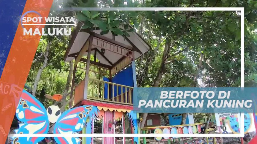 Berkunjung ke Pantai Pancuran Kuning Maluku