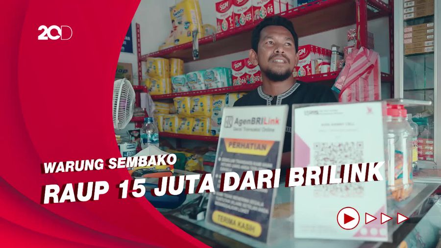 Warung Sembako Raup 15 Juta dari BRIlink