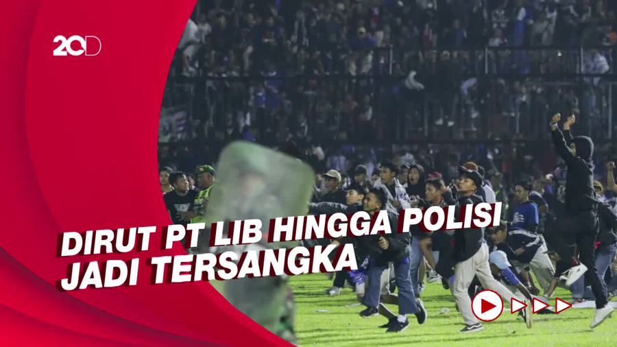 Peran 6 Tersangka Tragedi Kanjuruhan