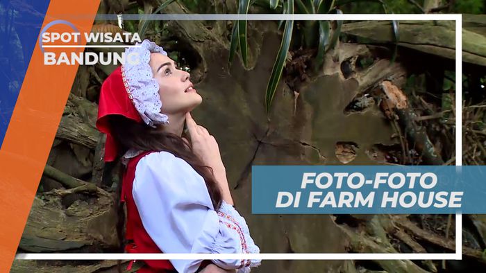 Cekrak-cekrek Berpose Bak Noni Belanda di Taman Wisata, Bandung