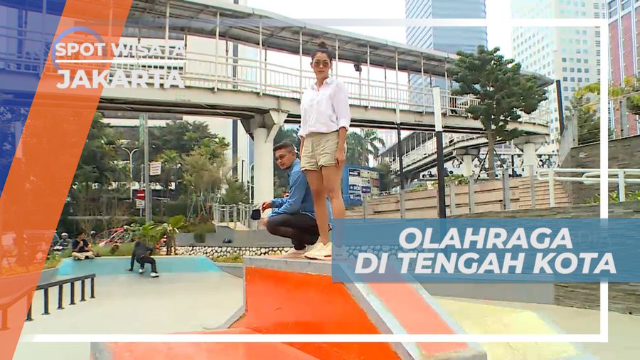 Serunya Mencoba Olahraga Skateboard di Pusat Ibu Kota, Jakarta