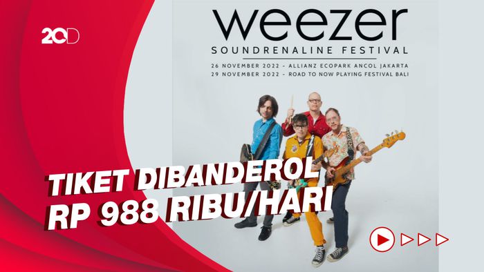 Weezer Akan Tampil di Soundrenaline 2022
