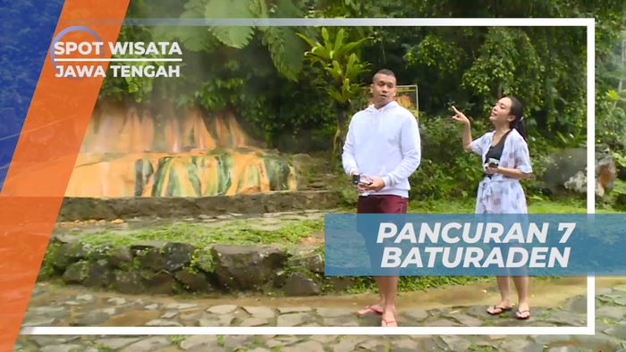Pancuran Tujuh yang Berasal dari Gunung Slamet, Banyumas