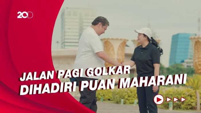 Puan Maharani Jalan Pagi Bersama Golkar