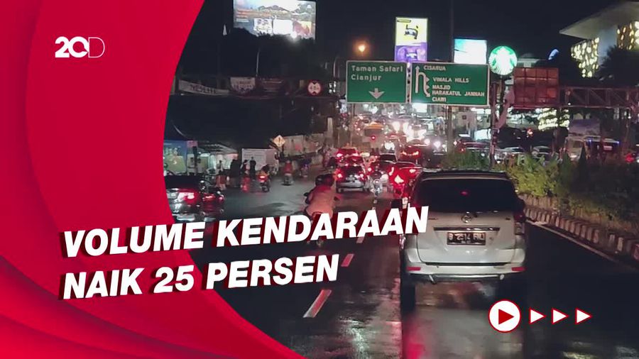Jalur Puncak Kembali Dua Arah Usai 7 Jam One Way Arah Jakarta