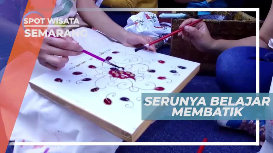 Belajar Melukis Batik di Kampung Batik, Semarang