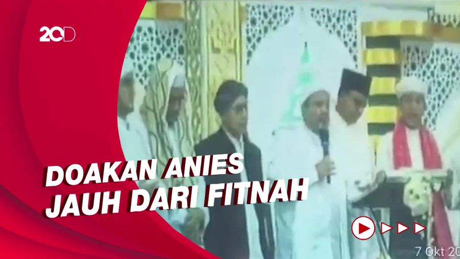 Doa Habib Rizieq untuk Anies: Semoga Jadi Pemimpin Istikamah