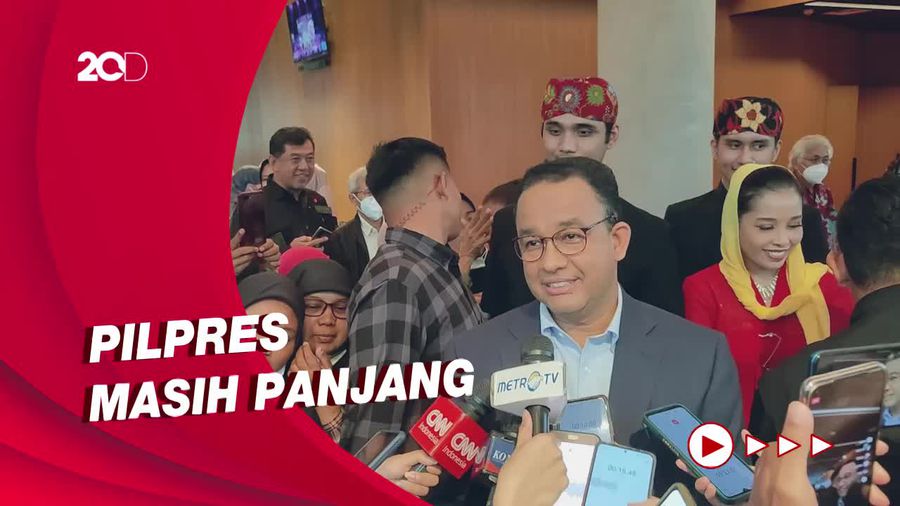 Anies Soal AHY Jadi Cawapres: Ngga Usah Buru-buru