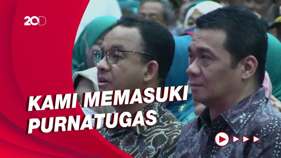 Momen Anies Pamitan ke Pimpinan RT-RW hingga PKK Se-DKI