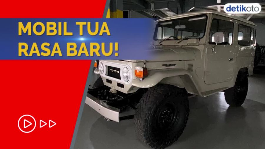 Bikin Pangling! Toyota FJ40 Tahun 80-an Direstorasi Total Bak Mobil Baru