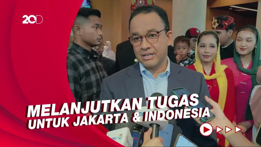 Akan Purnatugas Sebagai Gubernur, Anies: Bismillah Kita Jalan Terus