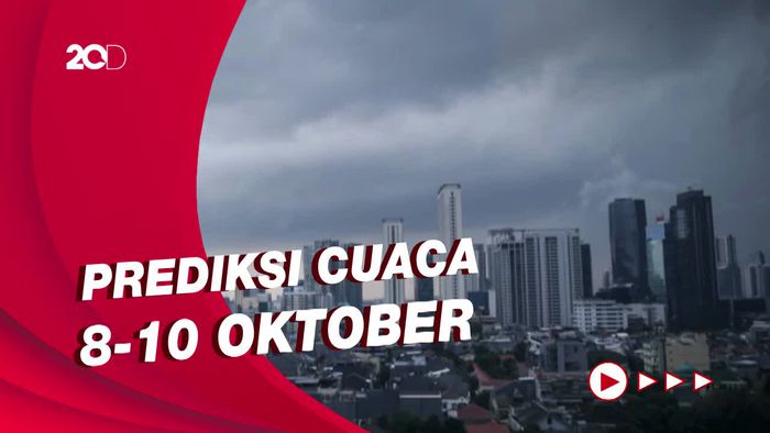 Sebagian DKI Diprediksi Hujan Lebat Berpotensi Banjir Hingga 10 Oktober