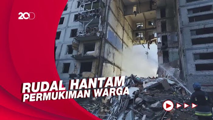17 Orang Tewas Dalam Serangan Rudal di Zaporizhzhia