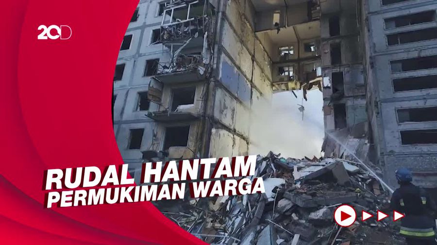 17 Orang Tewas Dalam Serangan Rudal di Zaporizhzhia