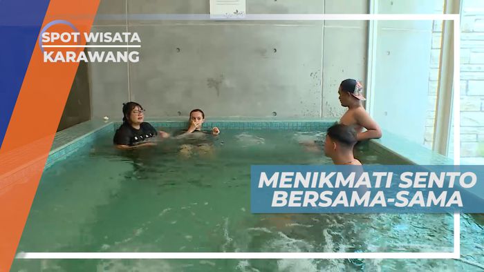 Bersantai Menikmati Nyamannya Berendam di Kolam Air Panas Ala Jepang, Karawang