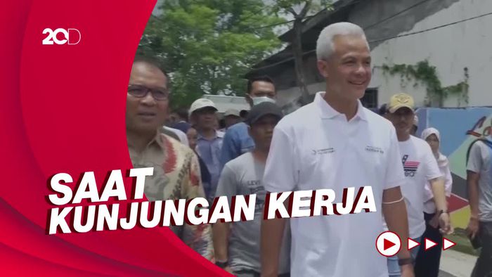 Riuh Warga Makassar Sambut Kedatangan Ganjar: Presiden!