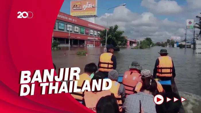 20 Ribu Orang di Thailand Dievakuasi Akibat Banjir  