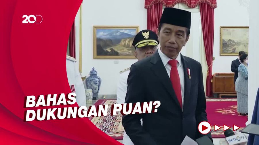 Soal Pertemuan di Batu Tulis, Jokowi: Tanya Bu Mega