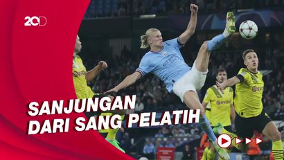 Haaland Striker Top Atau Bukan, Guardiola: Lihat Golnya!