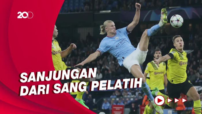 Haaland Striker Top Atau Bukan, Guardiola: Lihat Golnya!