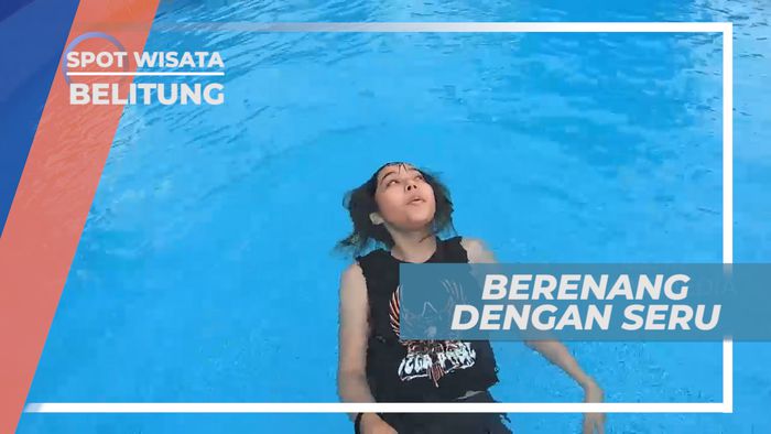 Seru-seruan Habiskan Waktu Berenang di Kolam Renang Hotel yang Luas, Belitung