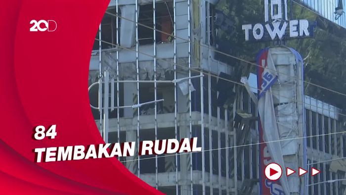 Kiev Dihujani Rudal Rusia, 14 Orang Tewas