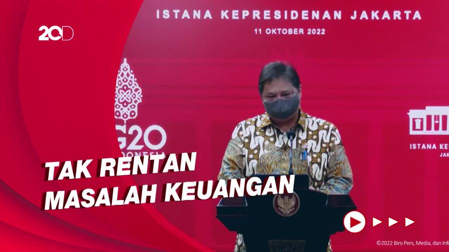 Airlangga soal 28 Negara Pasien IMF: RI Relatif Kuat
