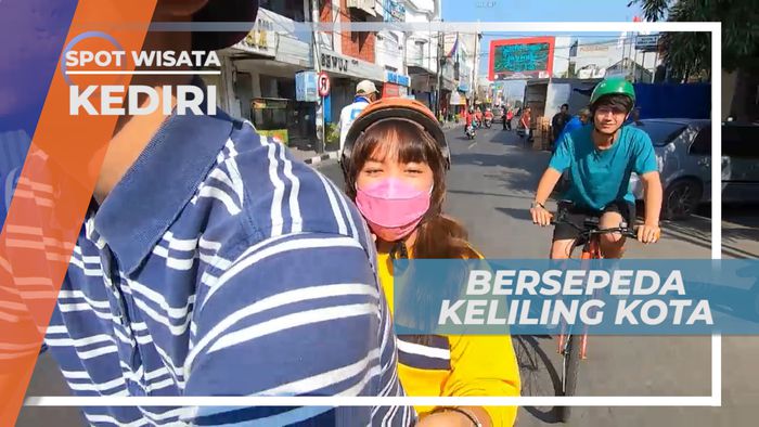 Berkeliling Menikmati Susana Kota Tahu Dengan Bersepeda, Kediri