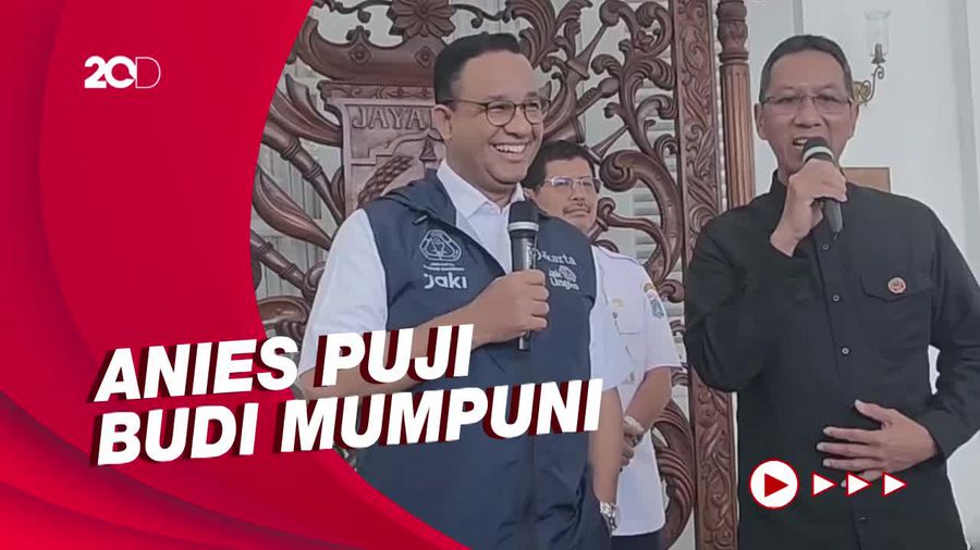 Anies Undang Calon Penggantinya Heru Budi Makan Siang di Balai Kota