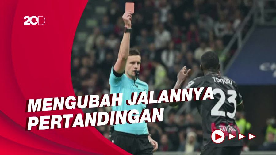 Tomori Dikartu Merah dan Milan Kalah, Pioli Salahkan Wasit