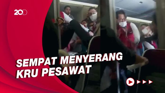 Momen WNI Mabuk Bikin Rusuh Sampai Pesawat Mendarat Darurat