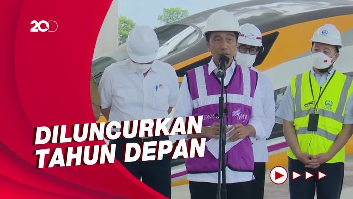 Jokowi Sebut Proyek Kereta Cepat Jakarta-Bandung Bukan Bantuan China